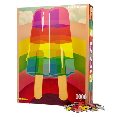 de.bored Rainbow Popsicle Jigsaw Puzzle - 1000pc
