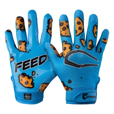 Cutters Game Day Receiver Gloves Youth - Feed Me L/XL