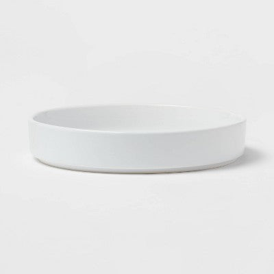 40oz Stoneware Stella Dinner Bowl White - Threshold