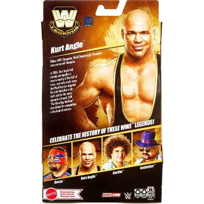 WWE Elite Legends 6'' Kurt Angle Action Figure & Accessories, Series 26 Collectible Set