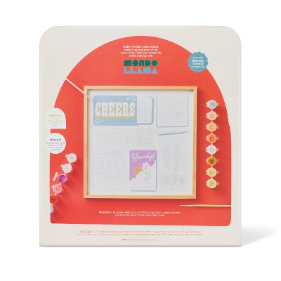 Paint - by - Number Matchbook Art Kit