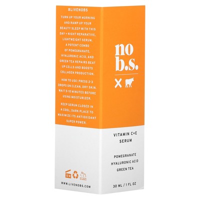 No BS Skincare Vitamin C + E Serum, 1 fl oz (30 ml)