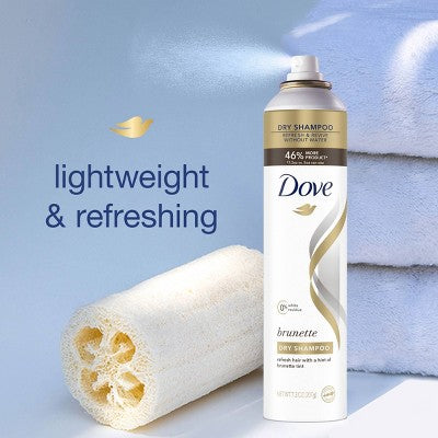 Dove Beauty Brunette Dry Shampoo 7.3 oz **Missing Lid**
