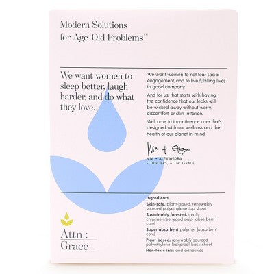 Attn: Grace Incontinence Liners - Light Absorbency - 46ct