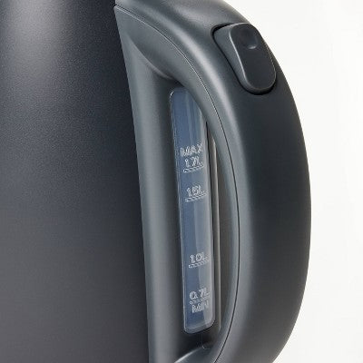 1.7 L Electric Kettle with Thin Chrome Trim Band - Painted Stainless Steel - Figmint *Damaged Box*