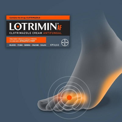 Lotrimin Antifungal Cream Athletes Foot Treatment - 1.1oz *Exp 02/2027* *Damaged Box*