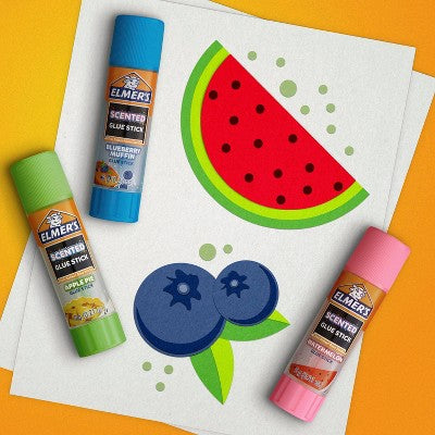 Elmer's 4pk Washable School Glue Sticks Scented