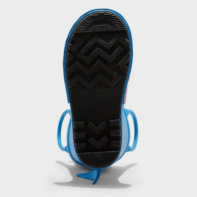 Kids' 10T Lennon Shark Rain Boots - Cat & Jack Waterproof Mid Calf, Pull-On, Non-Marking Outsole