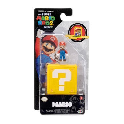 Nintendo The Super Mario Bros. Movie Mario Mini Figure with Question Block
