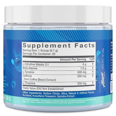 Alani Nu Nutrition Pre-Workout Energy Supplement Powder - Breezeberry - 6.8oz *Exp 3/27*