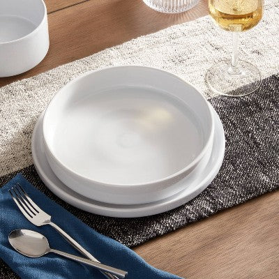 40oz Stoneware Stella Dinner Bowl White - Threshold