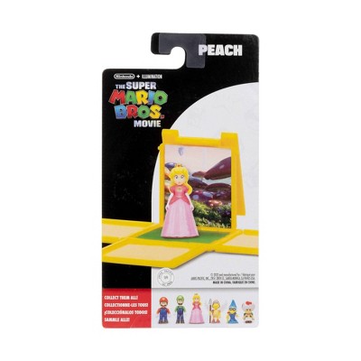 Nintendo The Super Mario Bros. Movie Peach Mini Figure with Question Block