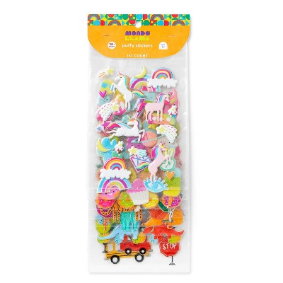 157ct Puffy Stickers - Mondo Llama