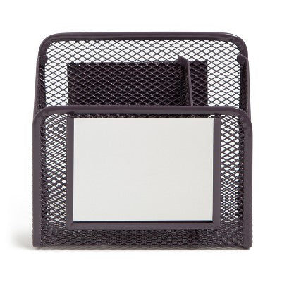 U Brands Locker Mesh Cup with Mirror Dusty Black