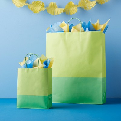 Small Bag Green Two Color Block - Spritz