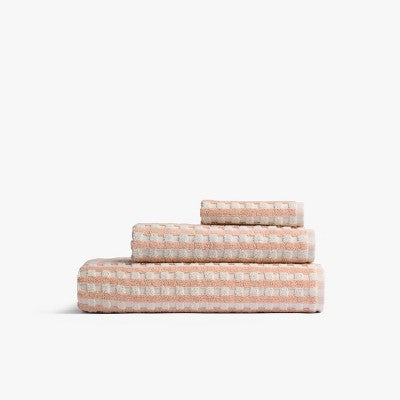 Terry Check Bath Towel Petal - Parachute for Target