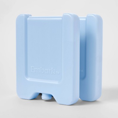 Ice Block 2pk Refreezable Ice Pack - Small - Embark *Damaged Package*