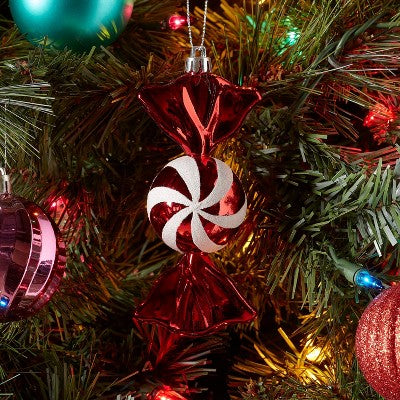 Peppermint Candy Christmas Tree Ornament Red/White - Wondershop