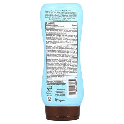Hawaiian Tropic Sport Sunscreen Lotion, Everyday Active, SPF 30, 8 fl oz (236 ml) *Exp 5/28*