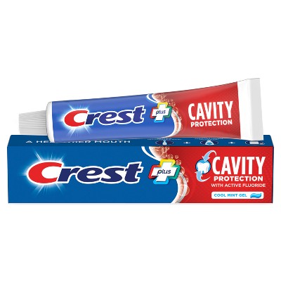 Crest Cavity Protection Toothpaste Gel, Cool Mint - 8.2 oz **Exp Al 28** **Minor Box Damage**