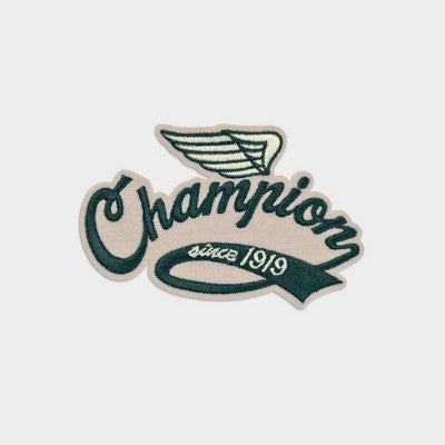 Champion Since 1919 Patch 3.5 x 2.3 Inch - Ivory