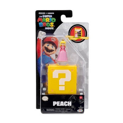 Nintendo The Super Mario Bros. Movie Peach Mini Figure with Question Block
