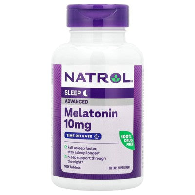 Natrol Advanced Melatonin, Sleep, 10 mg, 100 Tablets **Exp Apr 30 2027**