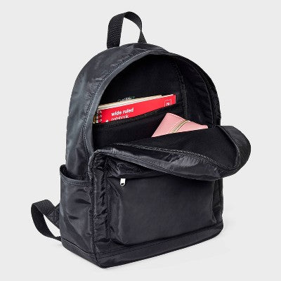 Nylon Collegiate Dome Backpack - Wild Fable Black