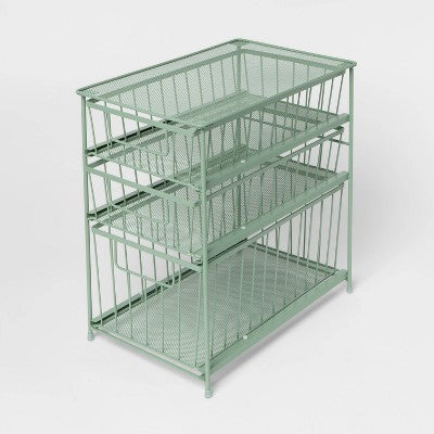 3 Tier Drawer Green - Brightroom