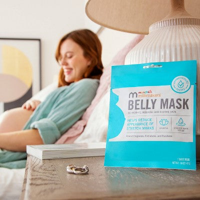 Munchkin Milkmakers 3pk Belly Mask for Pregnancy Skin Care & Stretch Marks