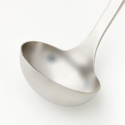 Stainless Steel Ladle Silver - Figmint : Soup & Gravy Ladle Spoon, Dishwasher-Safe, 11.38 Length, 0.17 Volume Capacity *Damaged Packaging*