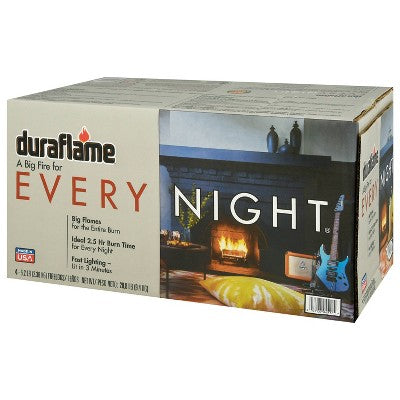 Duraflame Every Night 5.2 Lb Firelogs 4 Logs per Case 2.5 Hour Large Fire