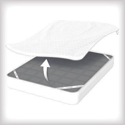 Allerease Full Platinum Zip-Off Plush Top Waterproof Allergen and Bedbug Barrier Mattress Protector: Hypoallergenic, Fits 14" Depth - Full