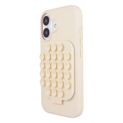 Sonix Apple iPhone 16 Suction Case with MagSafe - Linen: TPU Phone Cover