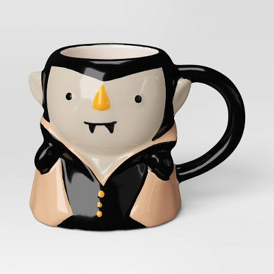 15 fl oz Halloween Stoneware Figural Vampire Mug - Hyde & EEK! Boutique