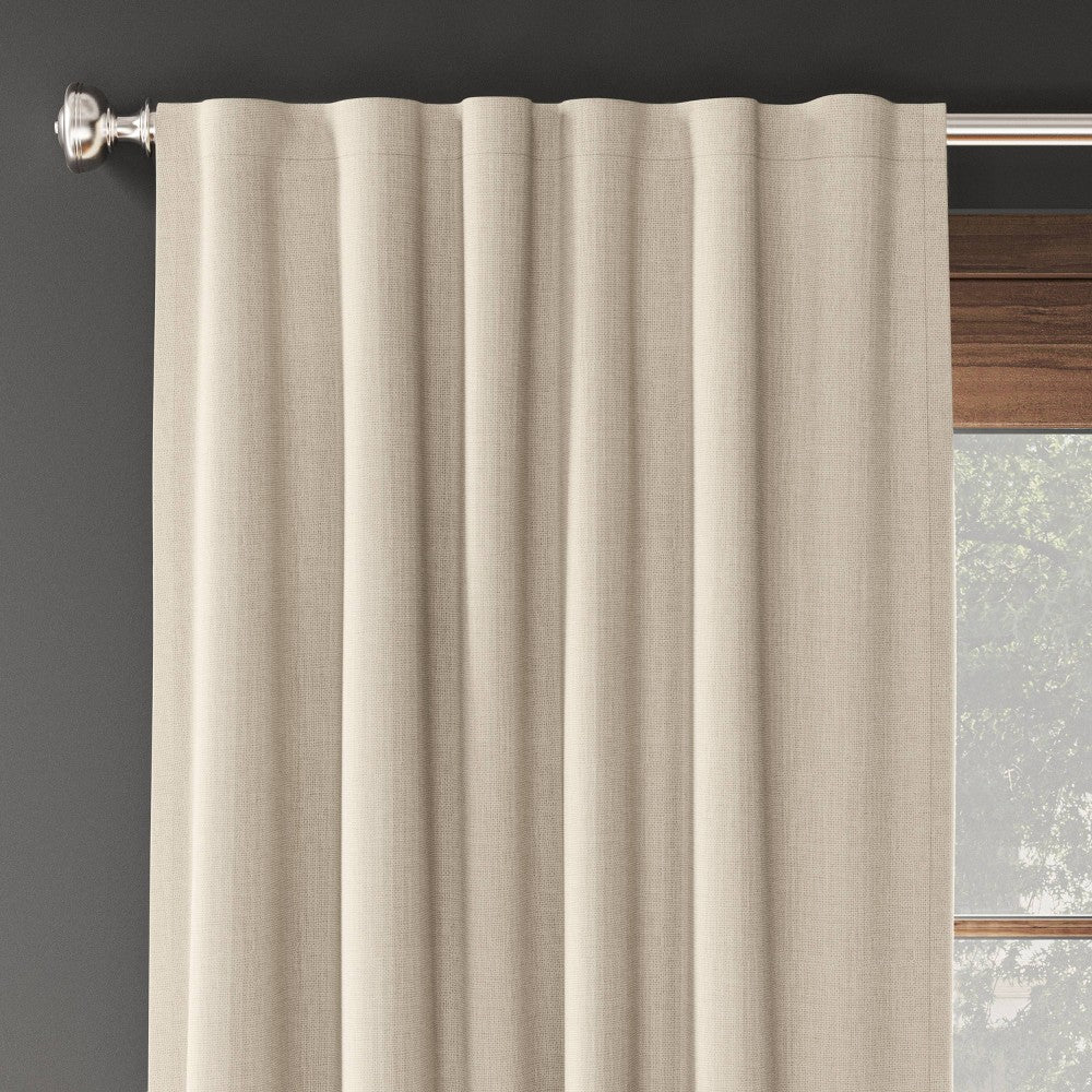 2pk 63 x 50 Aruba Blackout Curtain Panels Brown - Threshold **Damaged Box**