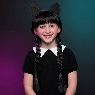 Wednesday Series Wig and Cat Ears