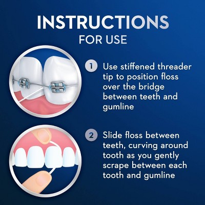 Oral-B Glide Pro-Health Dental Threader Floss - 30ct