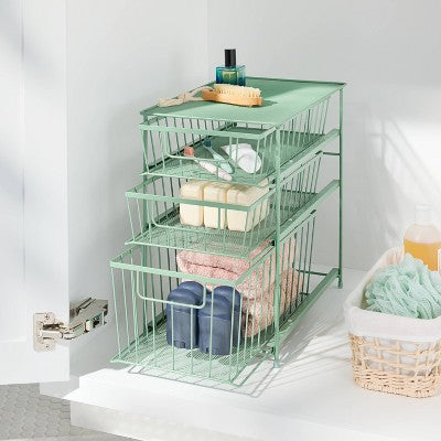 3 Tier Drawer Green - Brightroom