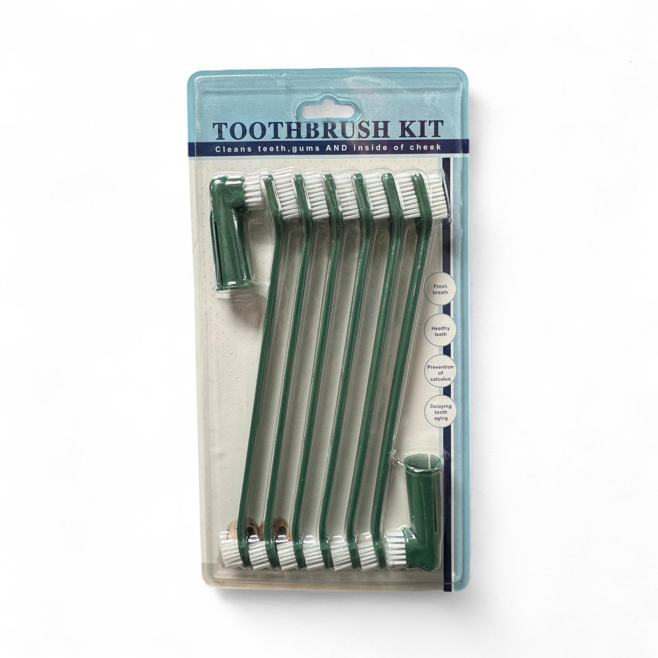 Pet Toothbrush Kit, 8 Pcs