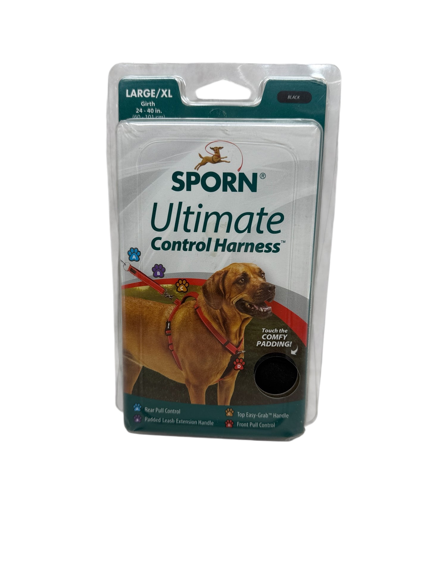 Sporn Ultimate Control Harness – Large/XL, Black