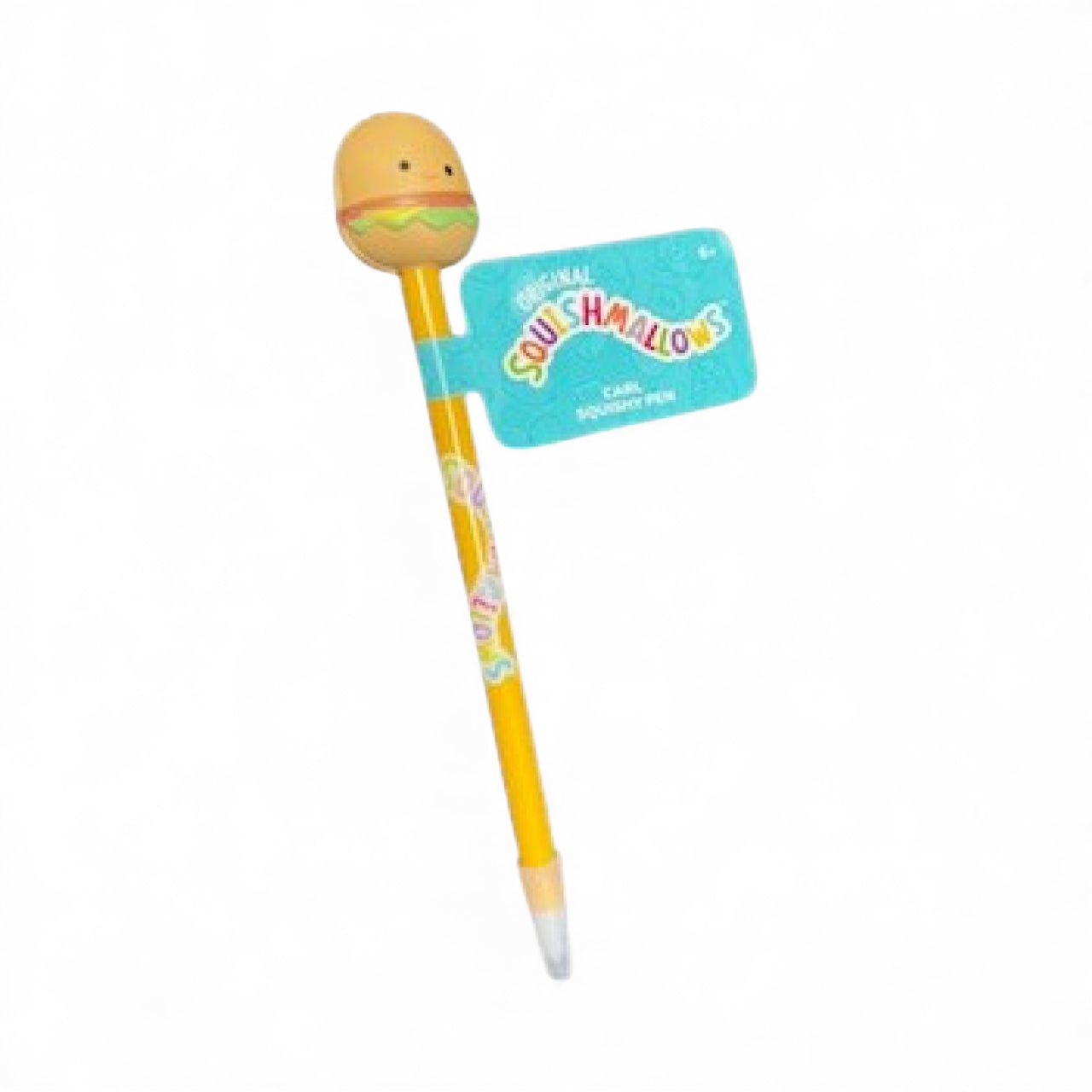 Squishmallows Original Squishy Pen - Carl the Cheeseburger