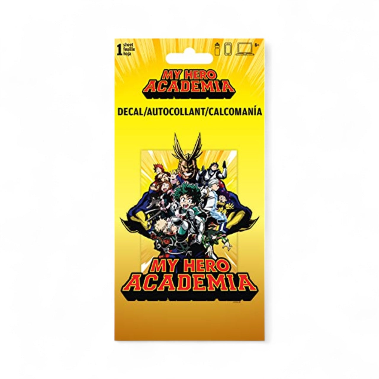 Trends International My Hero Academia 4-Color Decal 4 x 8 Inch
