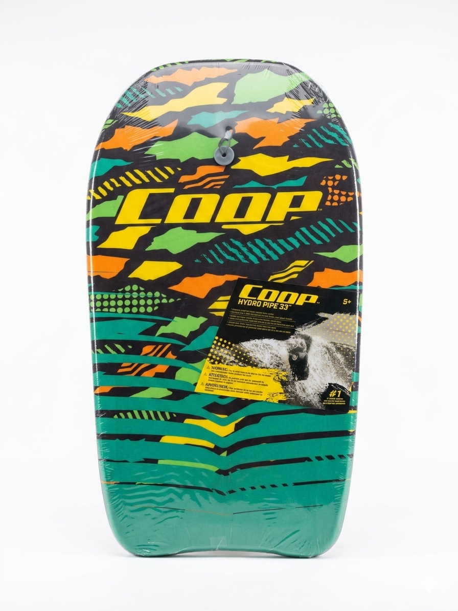 Coop Hydro Pipe 33 Body Board Board (Green/Yellow/Orange)