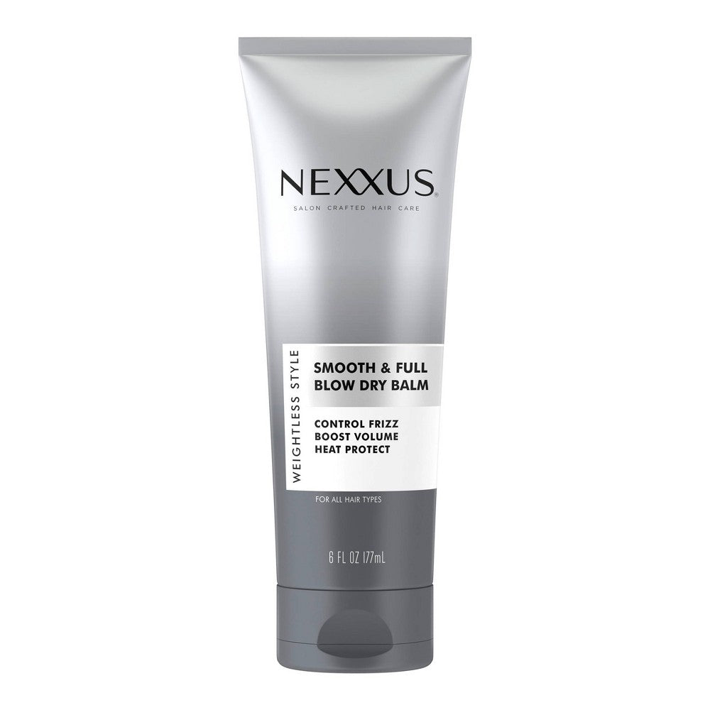 Nexxus Weightless Style Smooth & Full Blow Dry Balm Volumizing Hair Cream - 6 Fl Oz *PACKAGE MAY VARY*