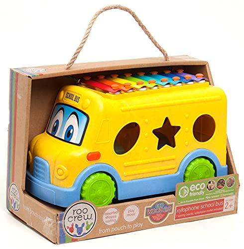 Roo Crew 9-Piece Xylophone School Bus Playset