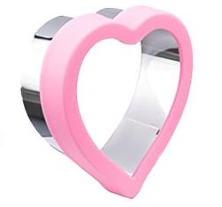 Cookie Cutters Heart Shaped Stainless Steel Plastic 8 ct Assorted Sizes