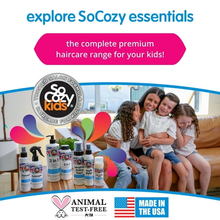 SoCozy Detangler Leave-in Conditioner Spray for Kids Hair 10.5 oz