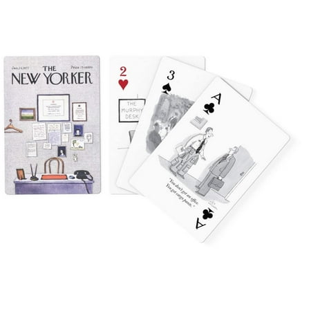 New York Puzzle Company Business and Office Cartoons Playing Cards Single Standard Deck