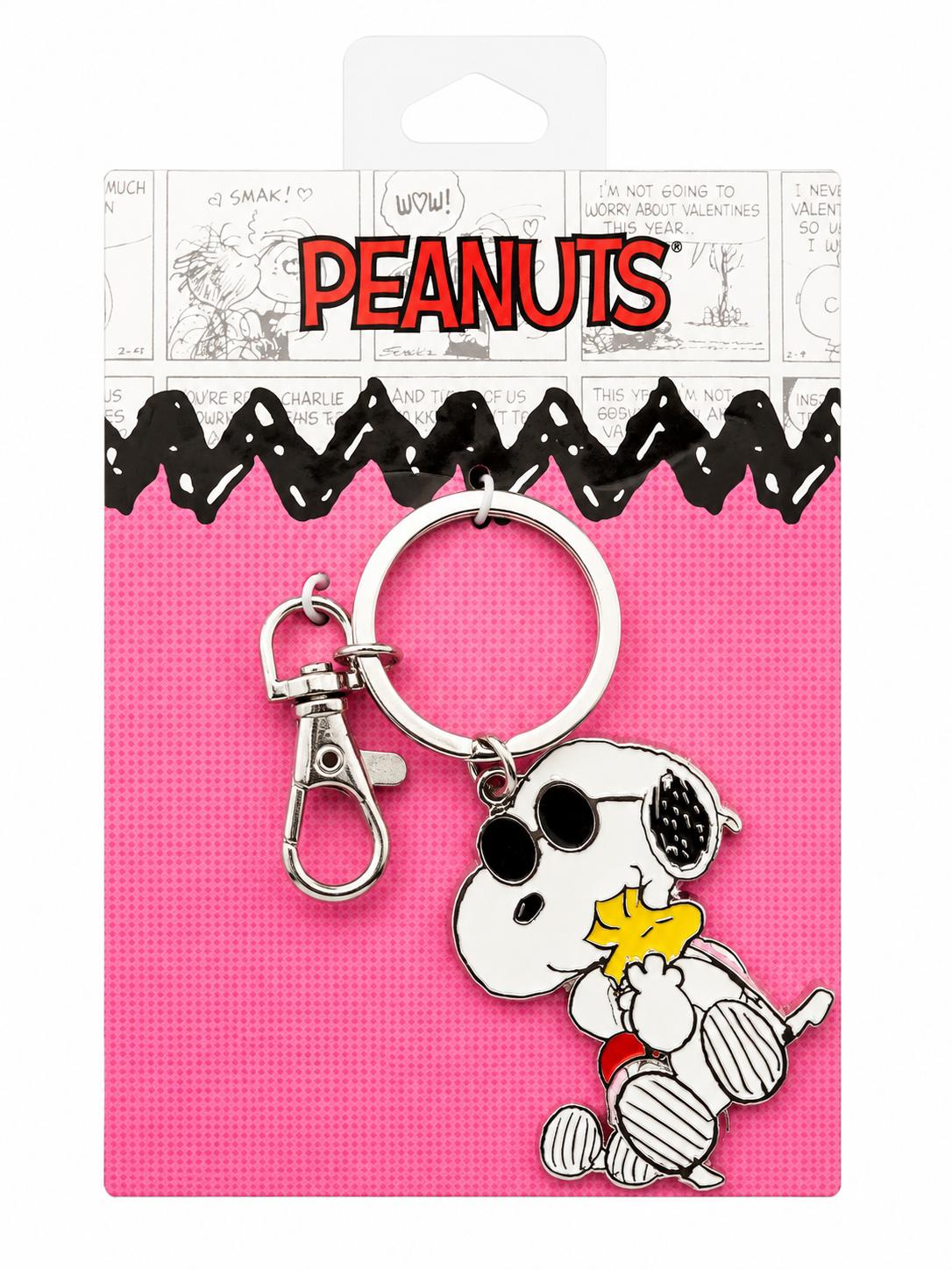 Peanuts Snoopy & Woodstock Valentine's Day Keychain
